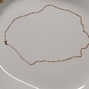 Beautiful 14k gold rope chain necklace. 20 inches